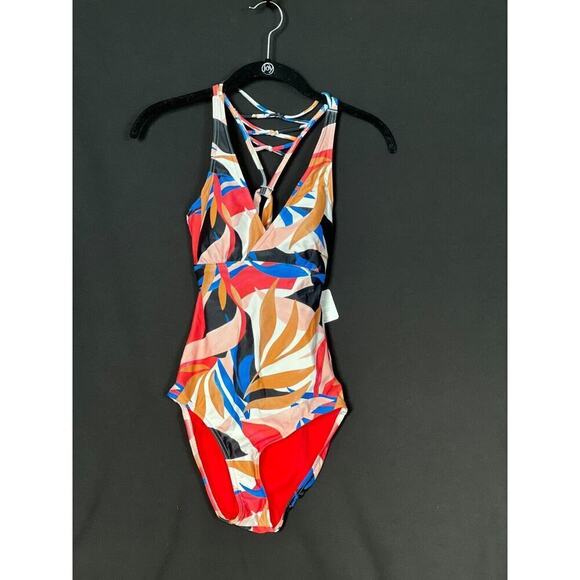 Prana Women Atalia One Piece Swimsuit Sz XS Tropics - Picture 3 of 7